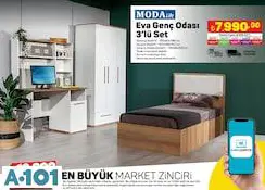 MODA LİFE EVA GENÇ ODASI 3'LÜ SET